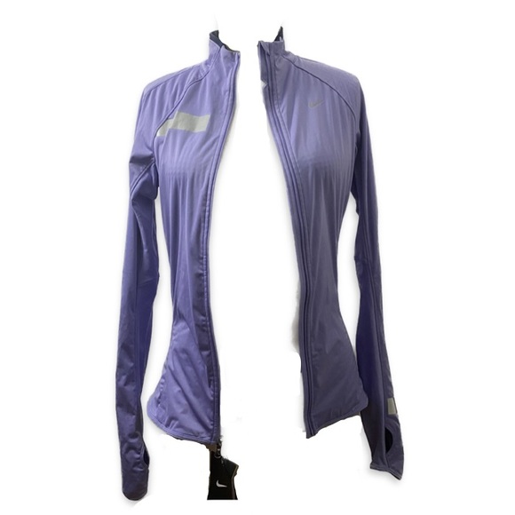 NWT Nike Women’s Element Shield Dri-Fit Front Zip Reflective Running Jacket XS - Picture 6 of 11
